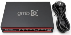 Gembird GMB POE Switch FS1006P,IEEE802.3af/at, 4 PoE 10/100M, 2 UP-link 100/100M,52V 65W, 30W/PoE, VLAN 250m
