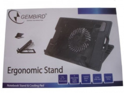 Gembird hladnjak za laptop, 15-17" 180mm Fan-CONTROL, 2xUSB, 365x265mm, ergo stand(583) N2000IV** - Img 4