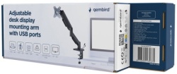  Gembird MA-DA1U-01 Podesivi stoni drzac za monitor sa USB portom, tilt 17-32 max.9kg-1