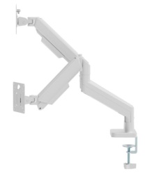 Gembird MA-DA2-06-W Podesivi dupli stoni drzac za monitor, tilt, 17-32 max.10kg White-4
