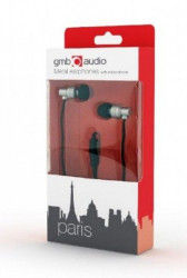 Gembird metal MP3 slusalice sa mikrofonom + volume kontrol "Paris" Silver (1x3,5mm) MHS-EP-CDG-S - Img 2