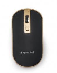 Gembird MUSW-4B-06-BG wireless optical mouse, black-gold - Img 4