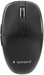 Gembird MUSW2-6B-0 Bezicni mis 2,4GHz+ Bluetooth opticki 800-1600Dpi 6-tastera crni 110mm