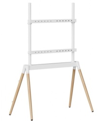 Gembird TVS-86F-01-W Podno postolje za TV, 55-86inc, belo/drvo -2