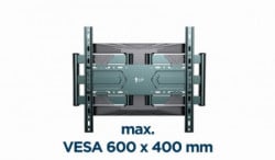 Gembird WM-80ST-01 TV nosac okretanje/tilt 40-80 VESA max.60x40cm, max 50kg, drzac - Img 4