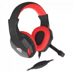 Genesis Argon 110, Gaming Headset with Volume Control, 3.5mm Stereo, Black/Red ( NSG-1437 ) - Img 1