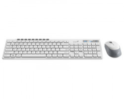 Genius SlimStar 8230 Wireless USB YU bela tastatura+ miš  - Img 1