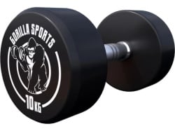 Gorilla Sports Okrugle gumirane bučice (2 x 10 kg) ( 100278-00008-0109 )