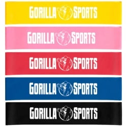 Gorilla Sports Set od 5 elastičnih traka za vežbanje ( 101015-00019-0174 )