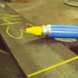 Građevinska kreda voštana 120mm fi12mm, žuta 12/1 Bleispitz ( 0150 ) - Img 2