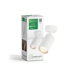 Green tech reflektor nadgrani gu10 beli ( b031-wh )