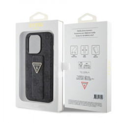 Gues maska za iPhone 15 pro gripstand 4G triangle strass black ( GUHCP15LPGS4TDK ) - Img 3