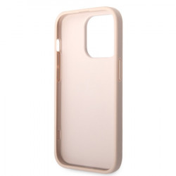 Gues maska za iPhone 15 pro max leather 4G metal logo pink ( GUHCP15X4GMGPI ) - Img 3