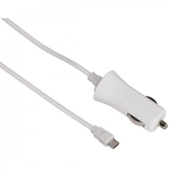 Hama auto punjac micro usb, 12v, beli, 1000 mah ( 124473 )