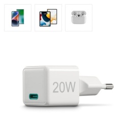 Hama brzi mini kucni punjac USB-C, PD, 20W beli-4