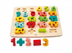 Hape drvena igračka slagalica brojevi ( E1550 ) - Img 1