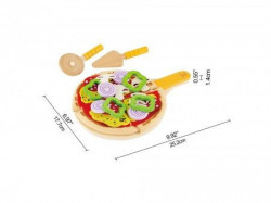 Hape drvena igračka slagalica pizza ( E3129 ) - Img 2