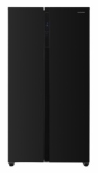 Heinner hsbs-h442nfbke++ 442l/ nofrost/ 90x177/ inverter/ crni sbs frižider