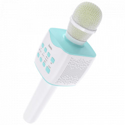 Hoco bk5 cantando, blue bežIčni karaoke mikrofon, 1200 mah - Img 4