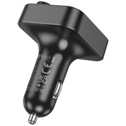 Hoco. fm modulator,bluetooth,12/24v,2xusb-,pd,qc30,20w - e85 tiger-3