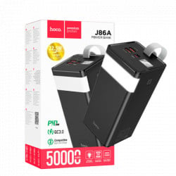 Hoco j86a powermaster power bank 50000mah, micro-usb / tipe-c 18w - Img 1