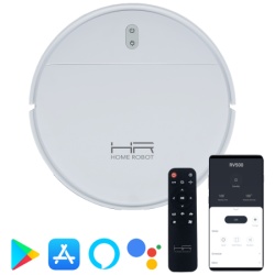 Home Robot usisavač, Wifi, HEPA filter - Homerobot RV500 White-3