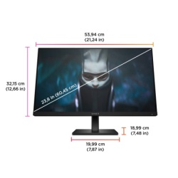 HP omen 24 23.8" gaming ips ag flat fhd 1920x1080@165hz, 16:9 monitor ( 780D9AA ) -5