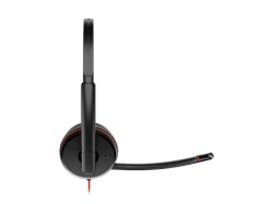 HP Poly Blackwire 3225 Stereo USB-C Headset +3.5mm Plug +USB-C/A Adapter ( 8X229AA ) -3
