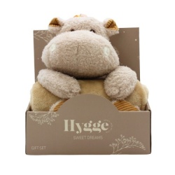 Hygge sweet dreams ćebe sa igračkom hippo ( HY31372 )
