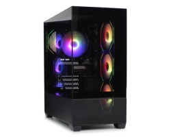 Ig-max X218B-4F V2 ARGB Kućište Black Horizon glass