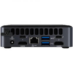 Intel NUC 11 pro Kit NUC11TNKi3: Intel core i3-1115G4, Intel UHD Graphics, Dual HDMI 2.0b wHDMI CEC, Dual DP 1.4a via Type C, Front: 2xUSB - Img 2