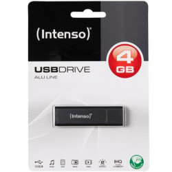 Intenso USB flash drive 4GB Hi-Speed USB 2.0, ALU Line - USB2.0-4GB/Alu-a - Img 2