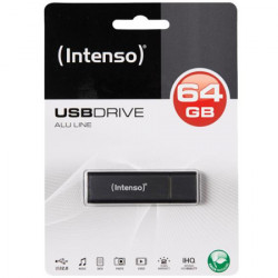 Intenso USB flash drive 64GB Hi-Speed USB 2.0, ALU Line - USB2.0-64GB/Alu-a - Img 2