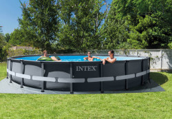 Intex 610 X 122 cm ULTRA FRAME bazen sa čeličnom konstrukcijom i peščanom pumpom - Img 2