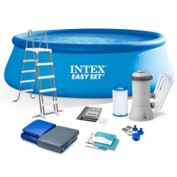 Intex Easy Pool Set okrugli bazen na naduvavanje + komplet oprema 457x107cm ( 26166 ) - Img 1