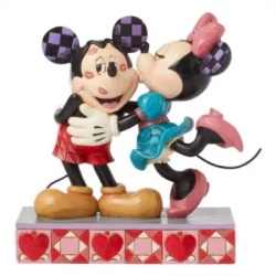 Jim Shore Hugs & Kisses Mickey & Minnie Love Figurine ( 069860 )
