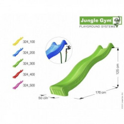 Jungle Gym - Tobogan Spust - Star Slide Short 220 cm ( zeleni ) - Img 2