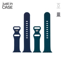 Just in case 2u1 narukvica 38-41mm plava silikon + zelena silikon ( SS3841BLGN )