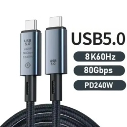 Kettz kt-uc5-15 usb5 kabl 1.5 m 80gbps 240w ( 55-110 )