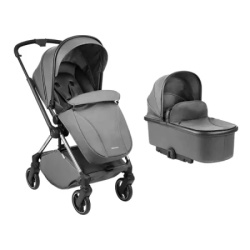 Kikka Boo Kolica Lanah 3in1 set sa autosedištem I-Prime I-size i tvrdom korpom Grey ( KKB21149 SET )-2