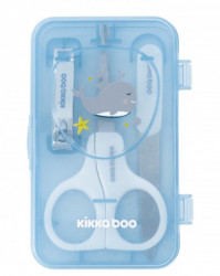 KikkaBoo manikir set za bebe 3 dela Whale Blue ( KKB90060 )