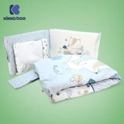 KikkaBoo posteljina sa ogradicom 6 pcs 60/120 Little Fox ( KKB60107 ) - Img 3