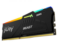 Kingston DIMM DDR5 32GB (2x16GB kit) 6000MT/s KF560C36BBEAK2-32 fury beast RGB expo memorija - Img 2