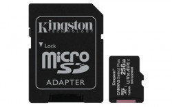 Kingston MicroSD 256GB, canvas Go! plus, class 10 UHS-I U3 V30 A1 w/SD adapter ( SDCS2/256GB ) - Img 3