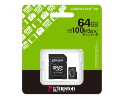 Kingston U1 V10 SDXC 64GB Canvas Select Plus G3 150R SDCS3/64GB Memorijska kartica + adapter