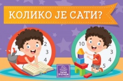 Koliko je sati? - kartonska slikovnica NOVO ( 1276 )