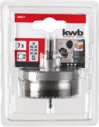 KWB set krunastih testera sa nosačem i burgijom za centriranje 25-63 mm ( KWB 49599077 ) - Img 2