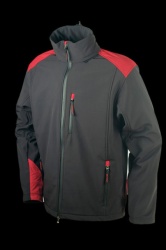 Lacuna getout softshell jakna dante crno-crvena veličina xxl ( 5danbkxxl )