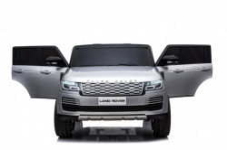 Land Rover Dvosed 4x4 Licencirani sa kožnim sedištima i mekim gumama - Sivi - Img 6