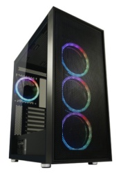 Lc power gaming 802b-on black wanderer_x 1xusb3.0/2x usb2.0 1x usb-c 4xargb fan 120mm tower ( 22732 )